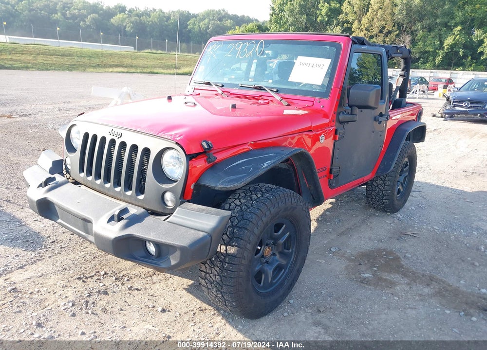 2016 JEEP WRANGLER SPORT VIN: 1C4AJWAG8GL258985