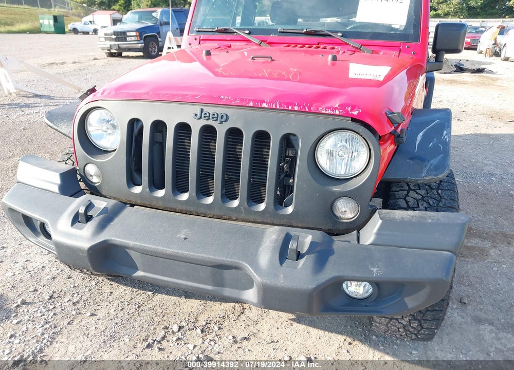 2016 JEEP WRANGLER SPORT VIN: 1C4AJWAG8GL258985