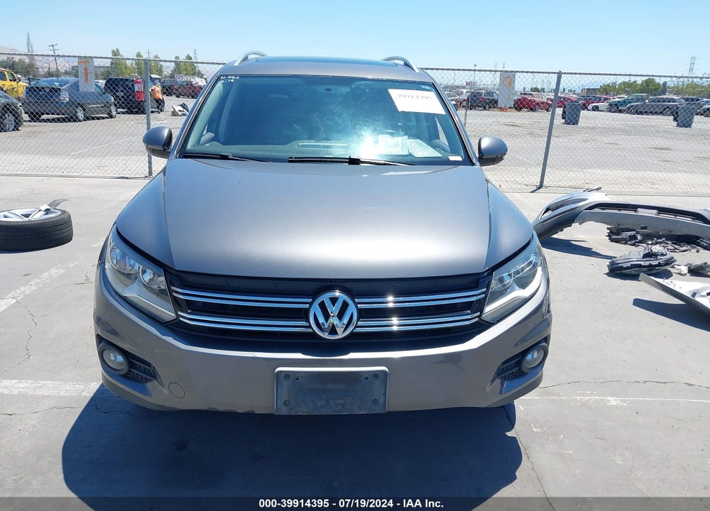 2013 VOLKSWAGEN TIGUAN SE VIN: WVGAV3AX5DW604614