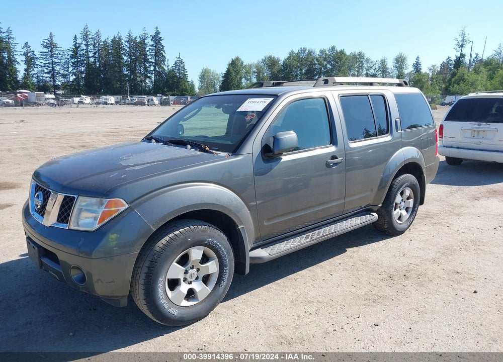 2005 NISSAN PATHFINDER SE VIN: 5N1AR18W65C721269