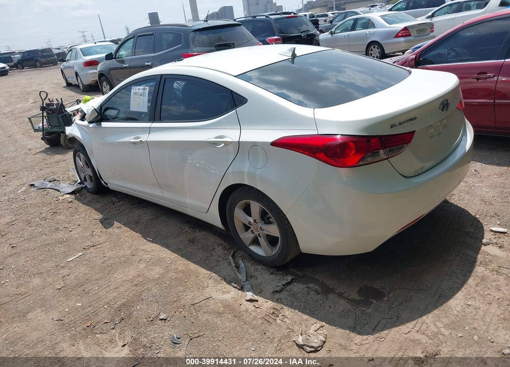 2013 HYUNDAI ELANTRA GLS VIN: 5NPDH4AE0DH394409