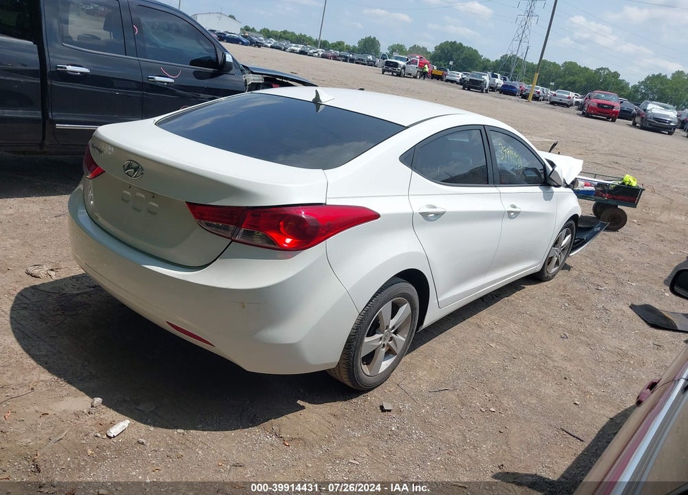 2013 HYUNDAI ELANTRA GLS VIN: 5NPDH4AE0DH394409