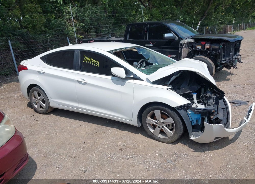 2013 HYUNDAI ELANTRA GLS VIN: 5NPDH4AE0DH394409