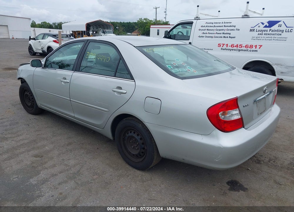 2004 TOYOTA CAMRY LE VIN: 4T1BE32K64U333226
