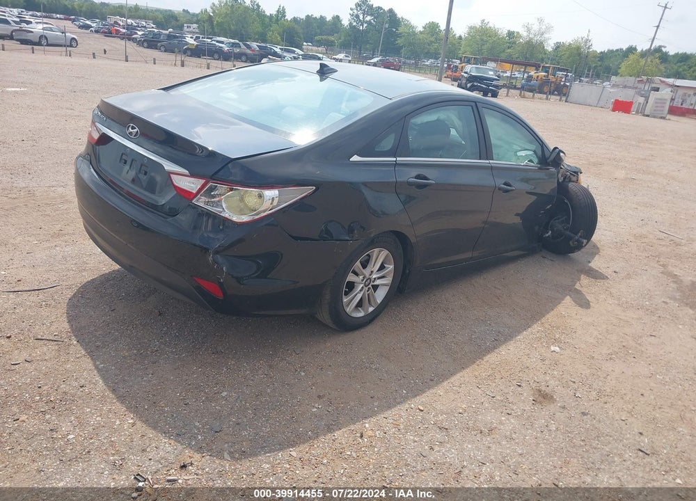 2014 HYUNDAI SONATA GLS VIN: 5NPEB4ACXEH866539
