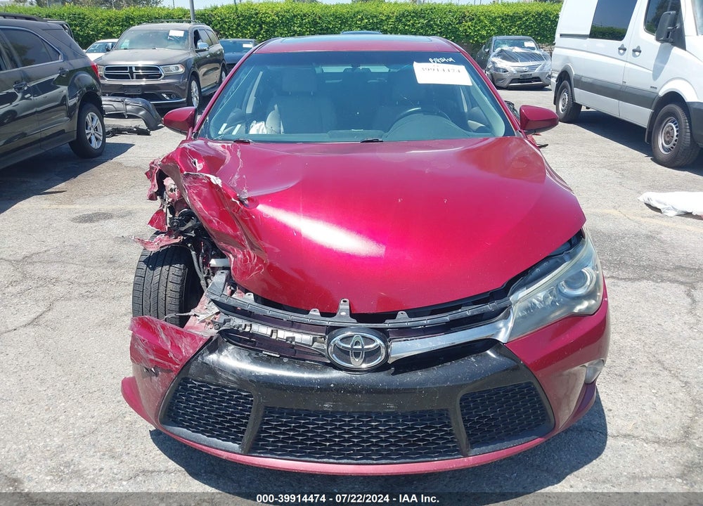 2015 TOYOTA CAMRY SE VIN: 4T1BF1FK9FU900933
