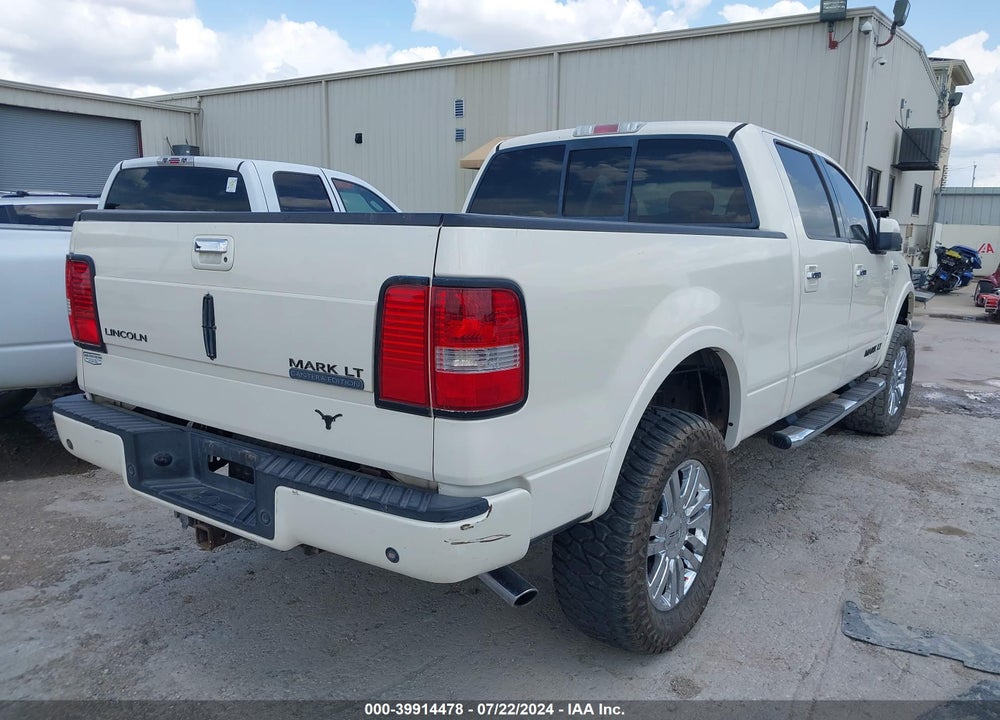 2007 LINCOLN MARK LT VIN: 5LTPW16537FJ01012