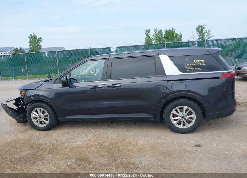 2022 KIA CARNIVAL MPV LX SEAT PACKAGE VIN: KNDNB4H38N6157821