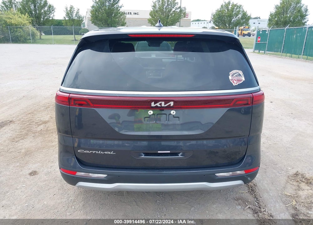 2022 KIA CARNIVAL MPV LX SEAT PACKAGE VIN: KNDNB4H38N6157821