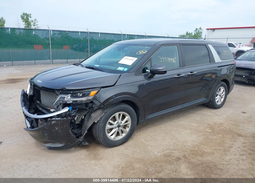 2022 KIA CARNIVAL MPV LX SEAT PACKAGE VIN: KNDNB4H38N6157821