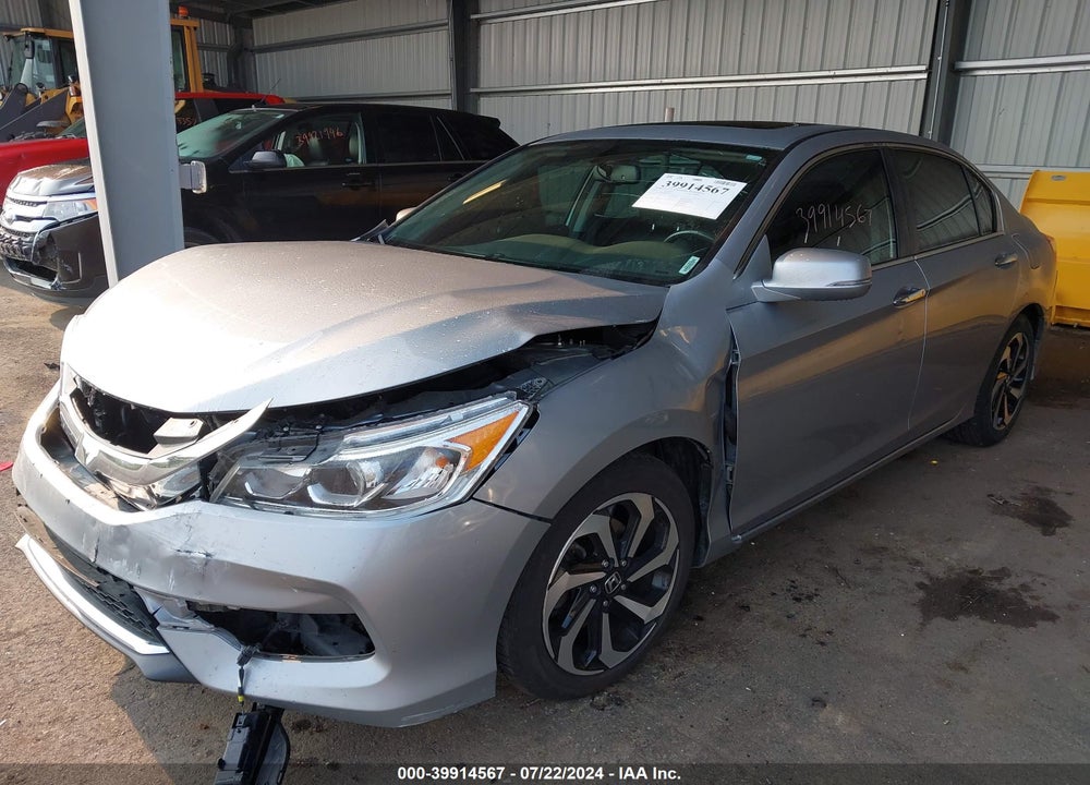 2017 HONDA ACCORD EX-L VIN: 1HGCR2F88HA066573