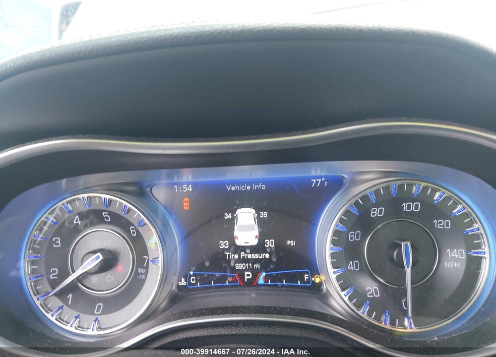 2017 CHRYSLER 300C VIN: 2C3CCAEG3HH579822