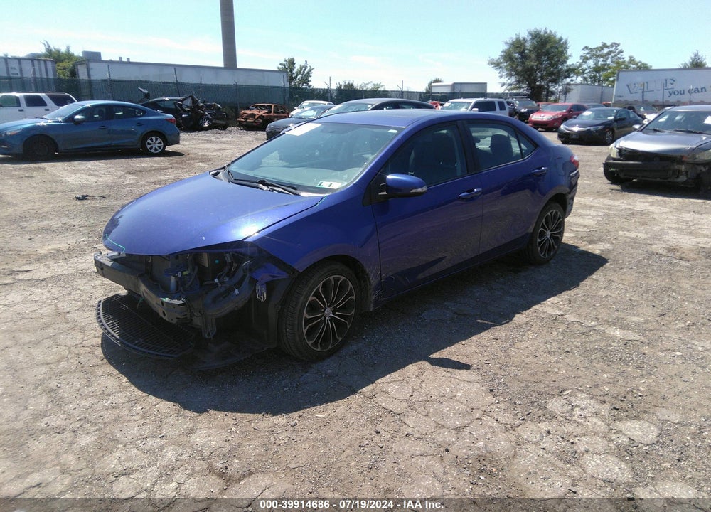 2014 TOYOTA COROLLA S PLUS VIN: 5YFBURHE1EP008770