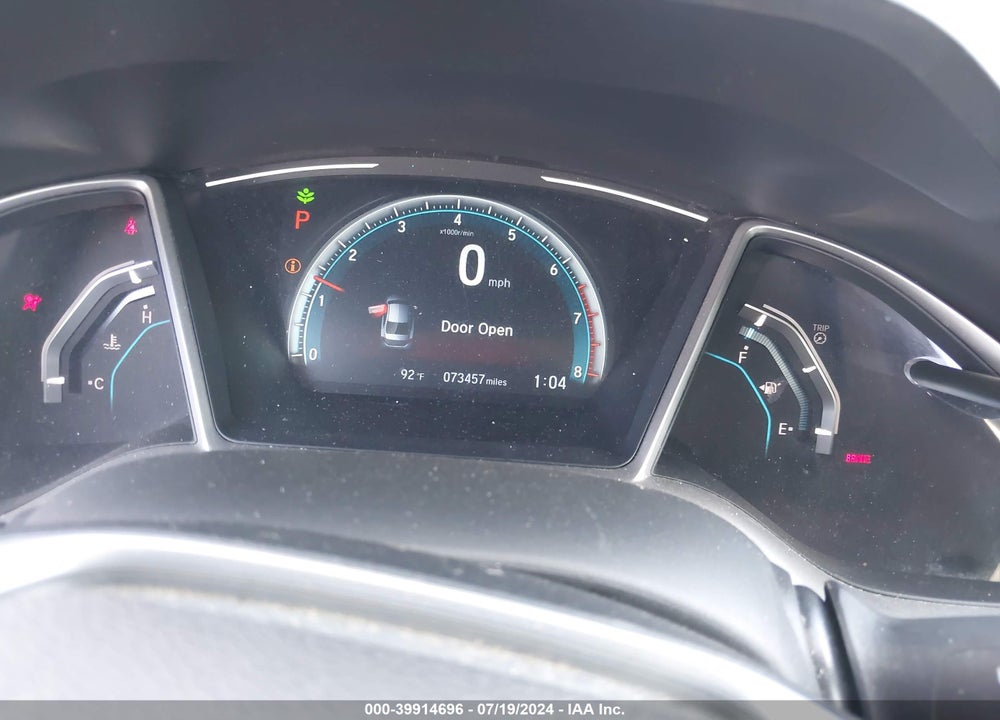 2018 HONDA CIVIC EX-T VIN: JHMFC1F32JX017480