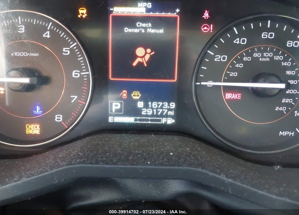 2019 SUBARU CROSSTREK 2.0I PREMIUM VIN: JF2GTAEC4K8385860