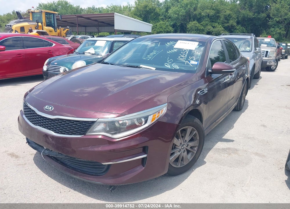 2016 KIA OPTIMA LX VIN: 5XXGT4L38GG106577