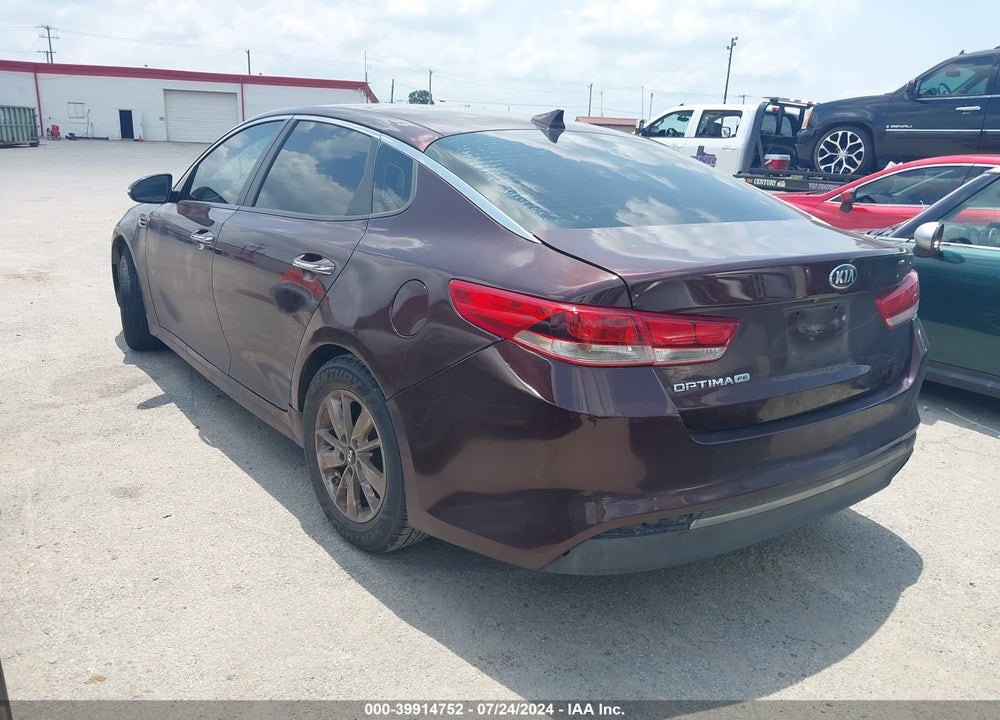 2016 KIA OPTIMA LX VIN: 5XXGT4L38GG106577
