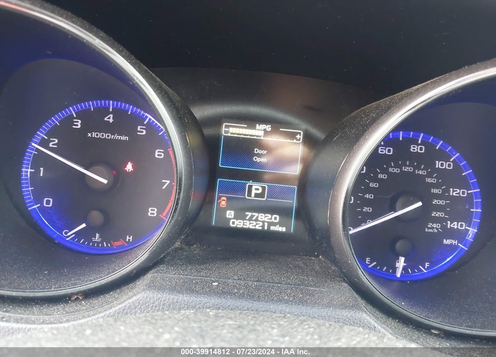 2016 SUBARU OUTBACK 2.5I PREMIUM VIN: 4S4BSACC1G3284287