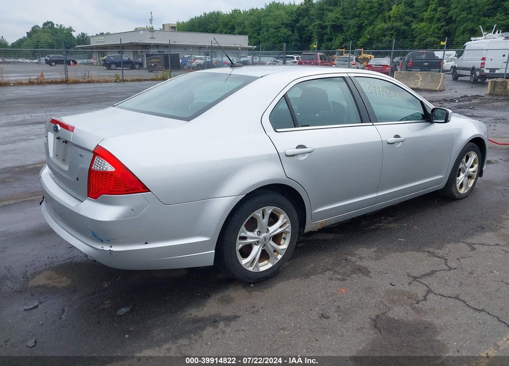 2012 FORD FUSION SE VIN: 3FAHP0HA5CR131706