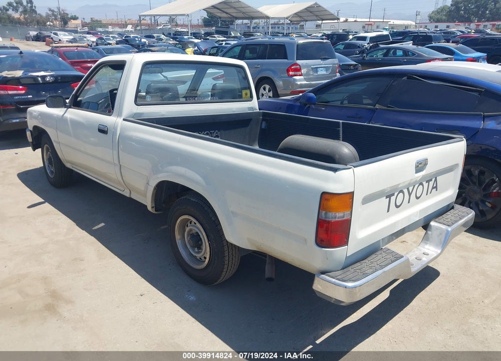 1989 TOYOTA PICKUP 1/2 TON SHT WHEELBASE DLX VIN: JT4RN81P4K5013939