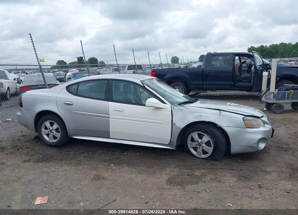 2006 PONTIAC GRAND PRIX VIN: 2G2WP552261263654