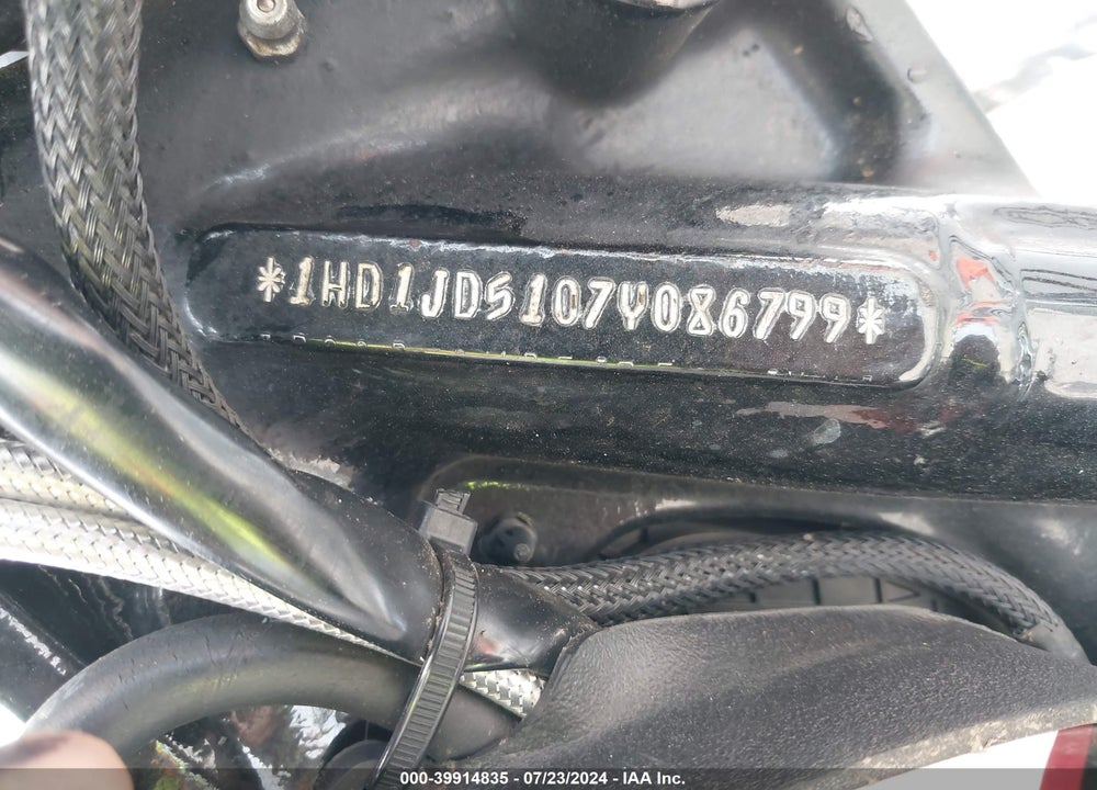2007 HARLEY-DAVIDSON FLSTN VIN: 1HD1JD5107Y086799