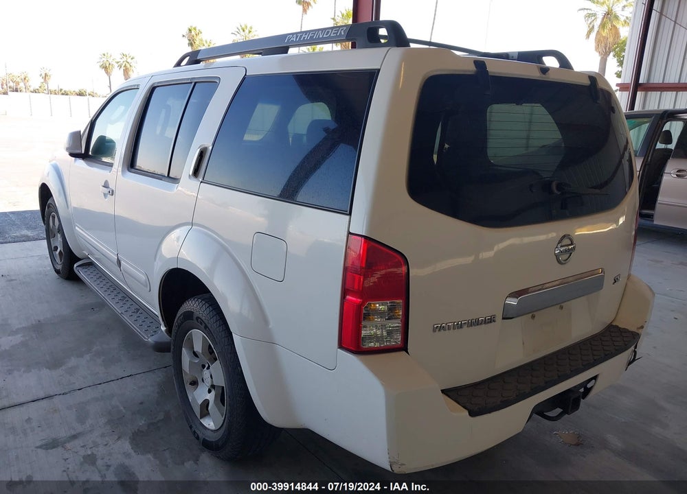 2006 NISSAN PATHFINDER SE VIN: 5N1AR18U96C638063