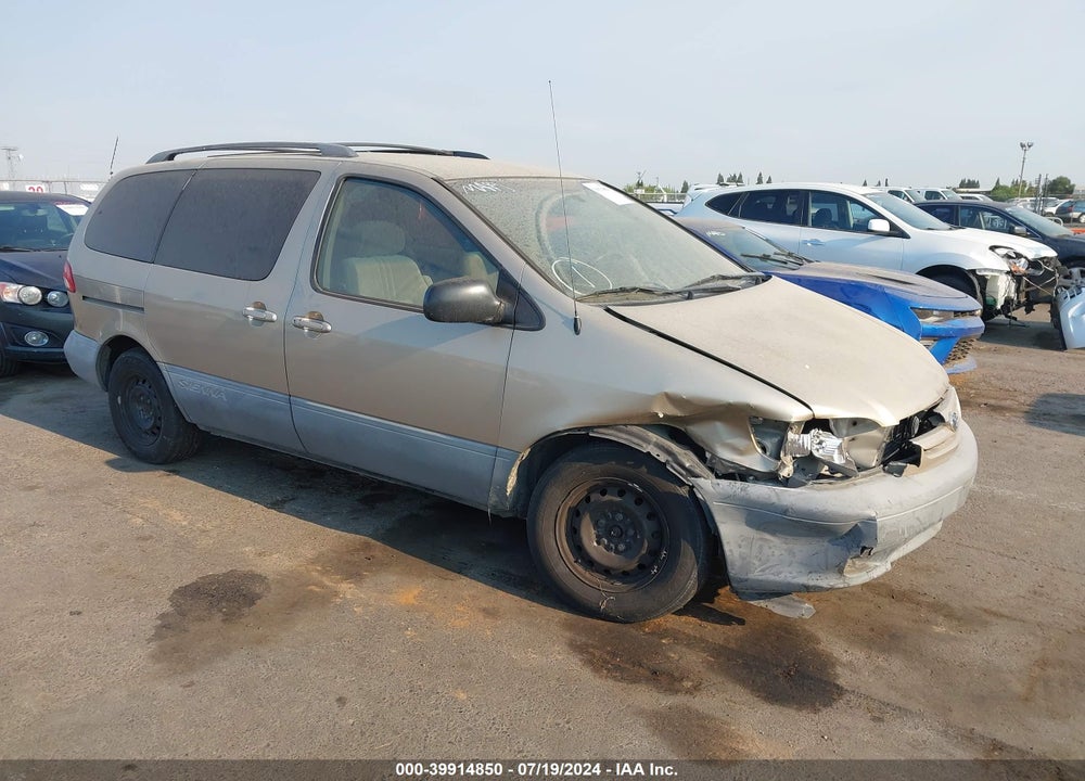 2001 TOYOTA SIENNA CE VIN: 4T3ZF19C21U333256