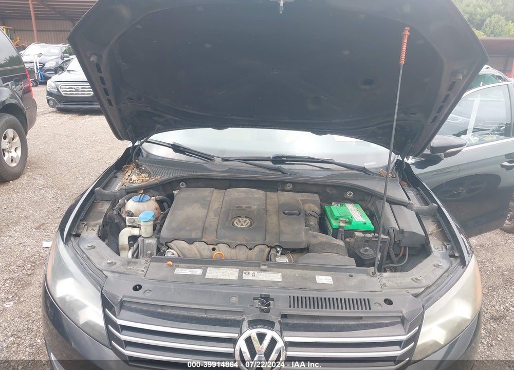 2012 VOLKSWAGEN PASSAT 2.5L SE VIN: 1VWBH7A36CC062487