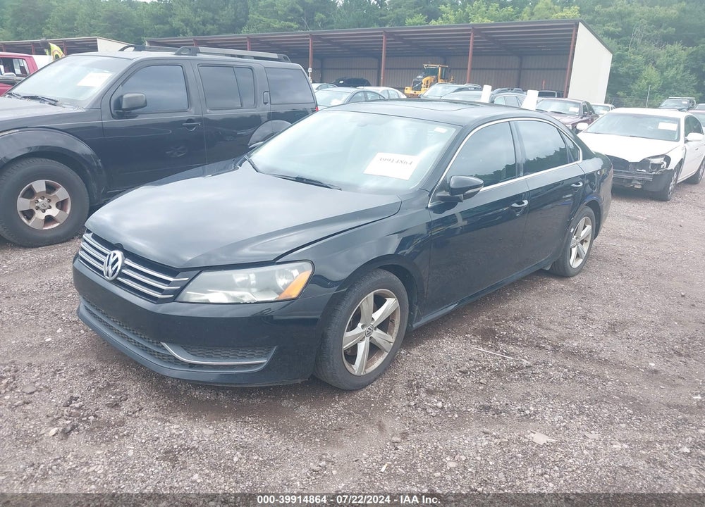 2012 VOLKSWAGEN PASSAT 2.5L SE VIN: 1VWBH7A36CC062487