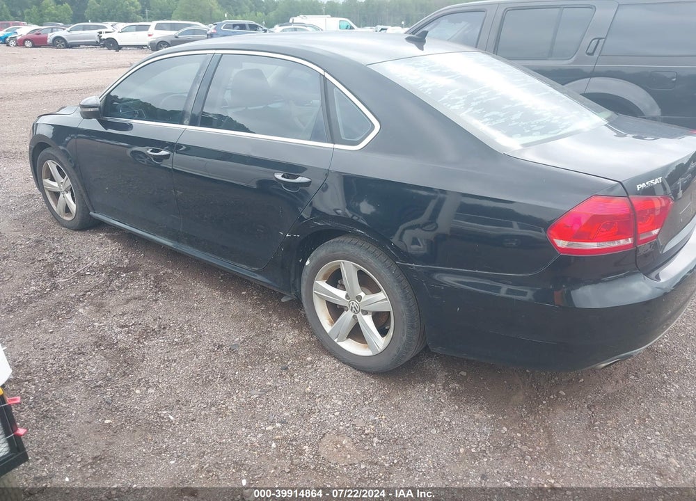 2012 VOLKSWAGEN PASSAT 2.5L SE VIN: 1VWBH7A36CC062487