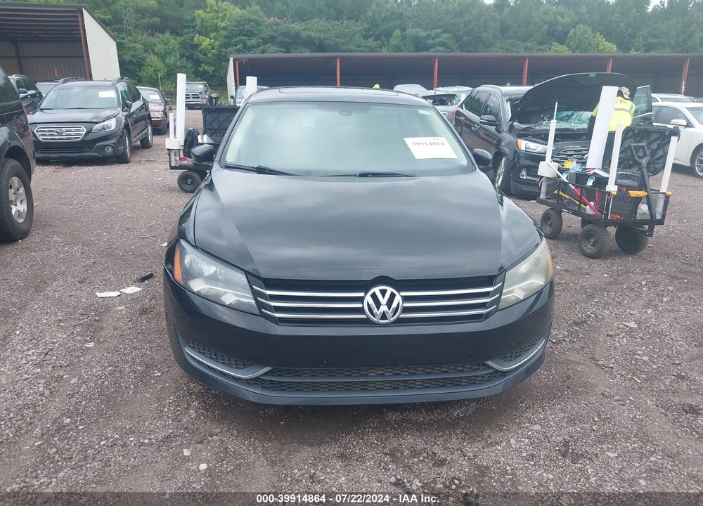 2012 VOLKSWAGEN PASSAT 2.5L SE VIN: 1VWBH7A36CC062487