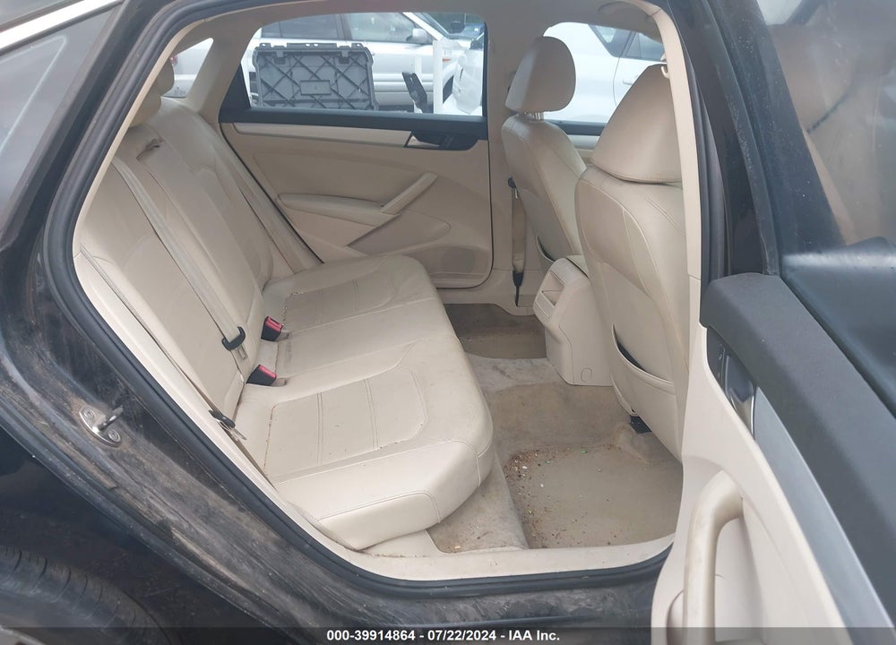 2012 VOLKSWAGEN PASSAT 2.5L SE VIN: 1VWBH7A36CC062487