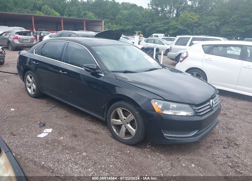 2012 VOLKSWAGEN PASSAT 2.5L SE VIN: 1VWBH7A36CC062487