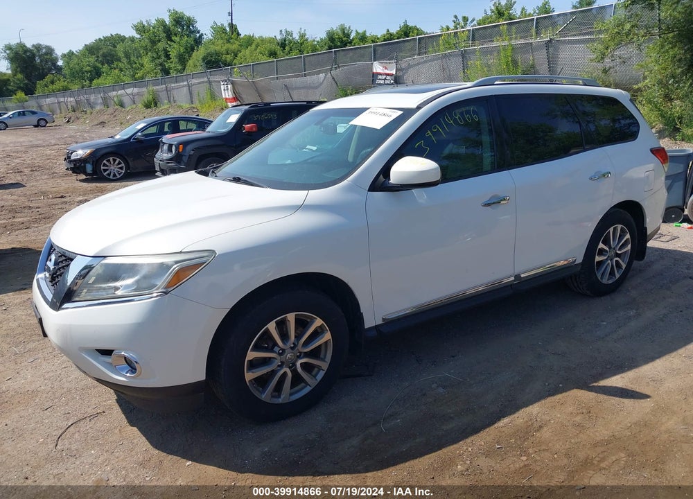 2013 NISSAN PATHFINDER SL VIN: 5N1AR2MM4DC675420