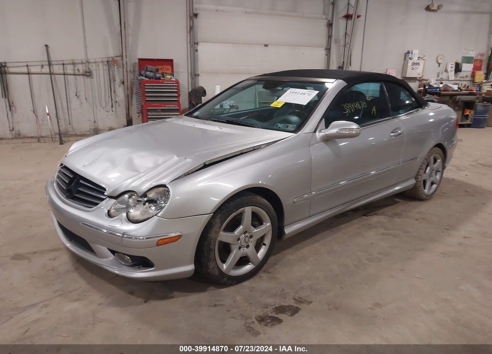 2005 MERCEDES-BENZ CLK 500 VIN: WDBTK75J75F160171