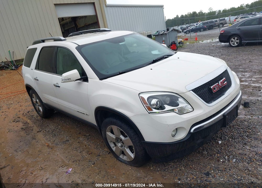 2008 GMC ACADIA SLT-2 VIN: 1GKER33778J201765