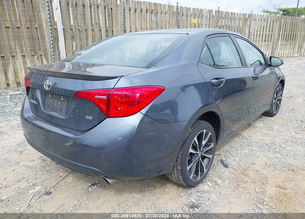 2018 TOYOTA COROLLA SE VIN: 2T1BURHE0JC045769