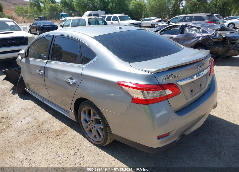 2014 NISSAN SENTRA SR VIN: 3N1AB7AP3EY264428