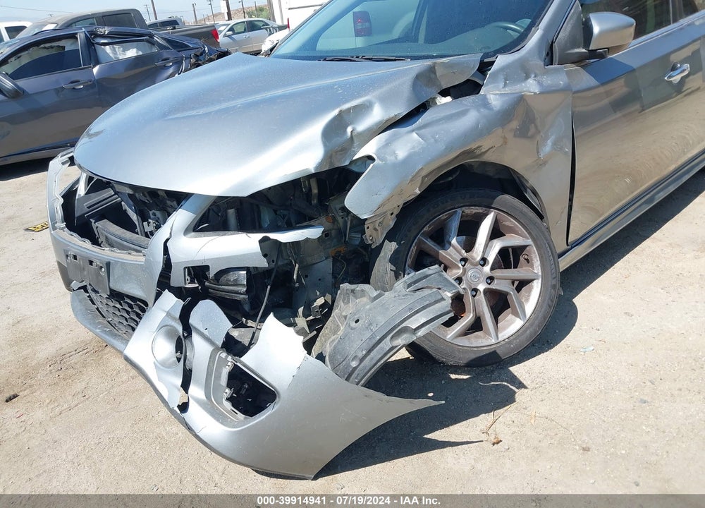 2014 NISSAN SENTRA SR VIN: 3N1AB7AP3EY264428