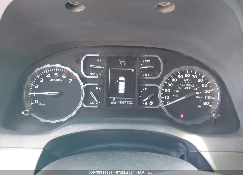 2019 TOYOTA TUNDRA SR5 5.7L V8 VIN: 5TFUW5F16KX856975