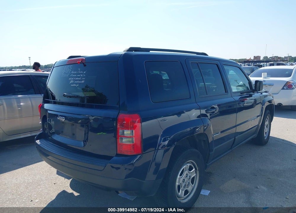 2012 JEEP PATRIOT SPORT VIN: 1C4NJPBA5CD617425