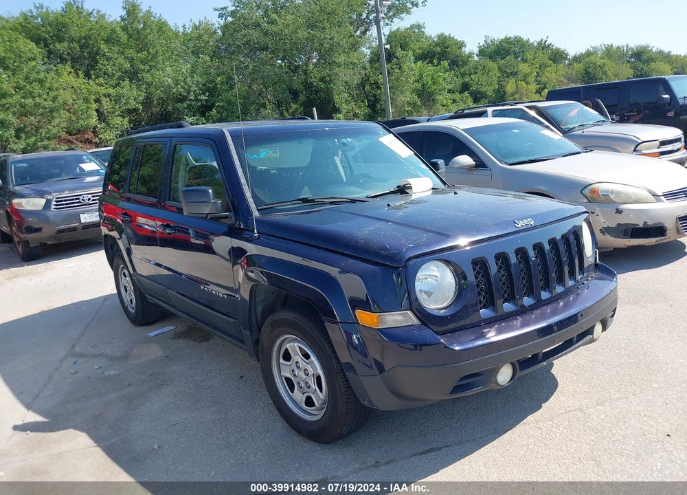 2012 JEEP PATRIOT SPORT VIN: 1C4NJPBA5CD617425