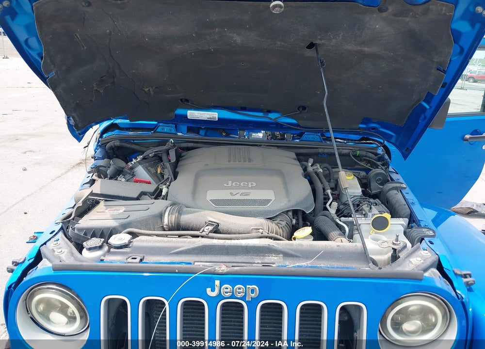 2016 JEEP WRANGLER SAHARA VIN: 1C4AJWBG7GL146984