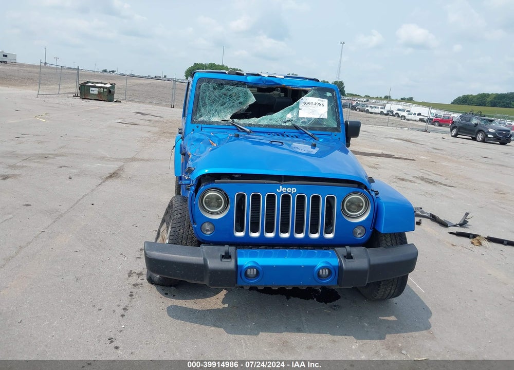 2016 JEEP WRANGLER SAHARA VIN: 1C4AJWBG7GL146984