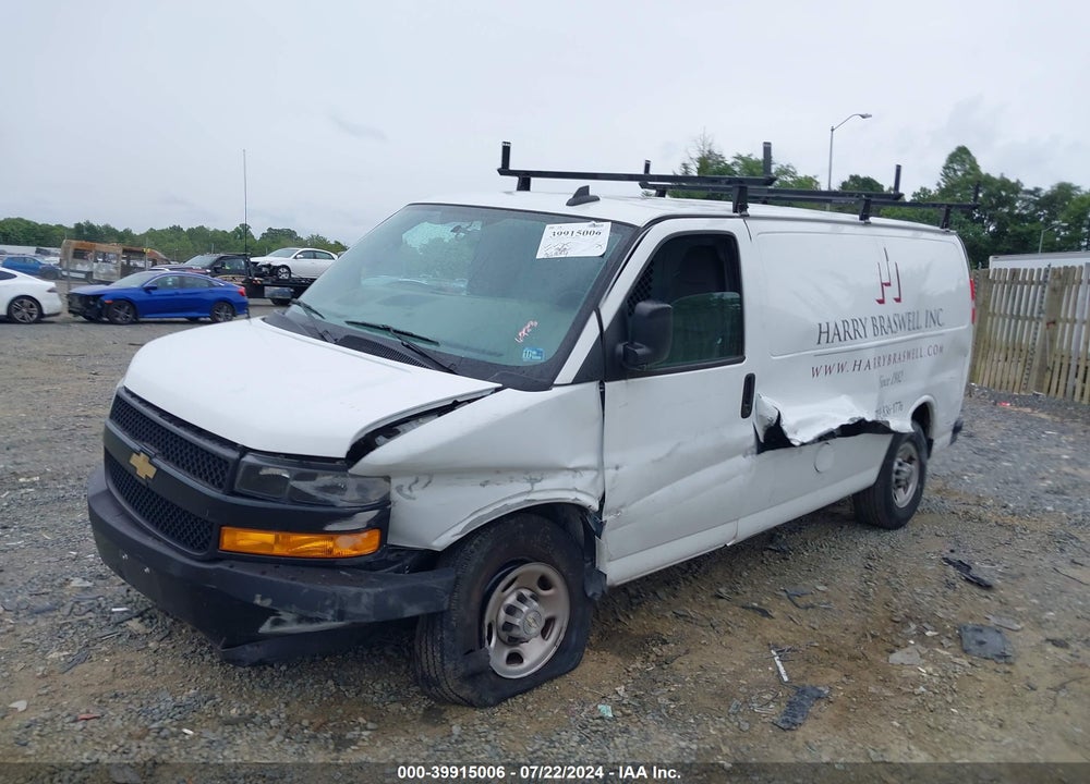 2021 CHEVROLET EXPRESS CARGO RWD 2500 REGULAR WHEELBASE WT VIN: 1GCWGAFP2M1198287