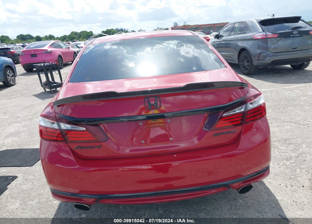 2017 HONDA ACCORD SPORT VIN: 1HGCR2F57HA278855