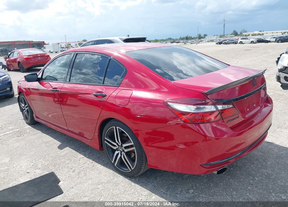 2017 HONDA ACCORD SPORT VIN: 1HGCR2F57HA278855