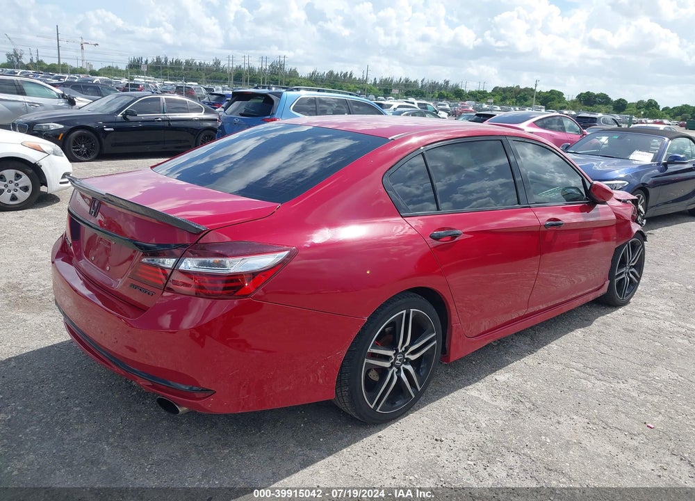 2017 HONDA ACCORD SPORT VIN: 1HGCR2F57HA278855