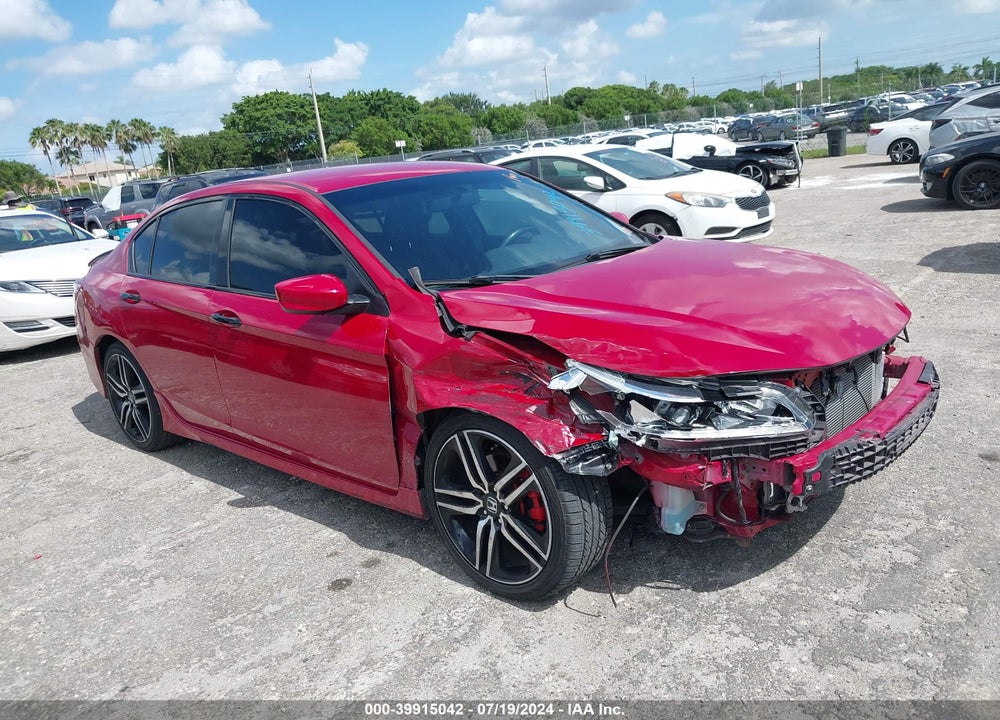 2017 HONDA ACCORD SPORT VIN: 1HGCR2F57HA278855